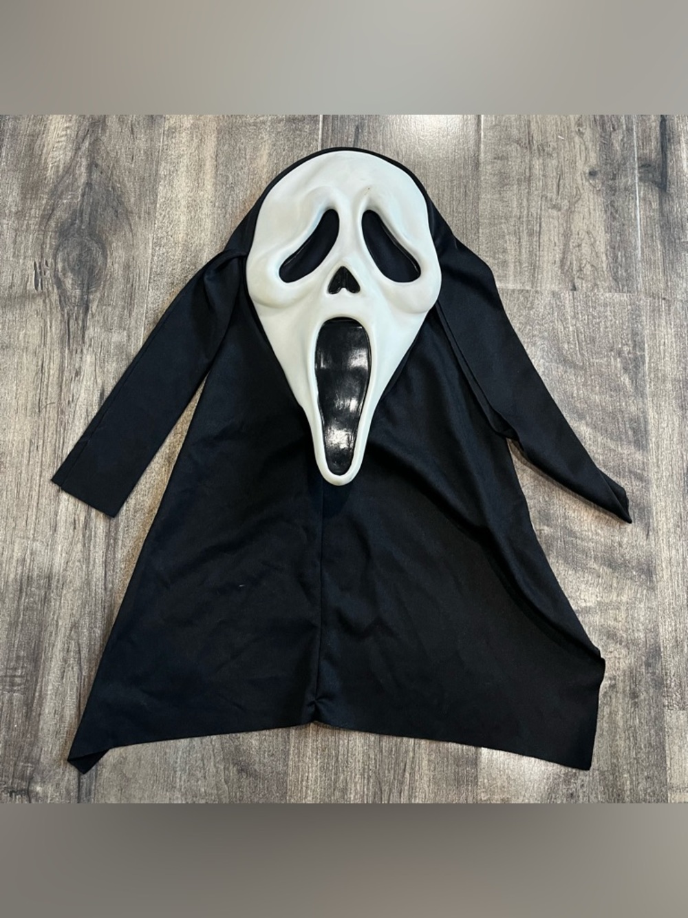 Vtg Scream Ghost Face Mask S9206 Easter Unlimited Fun World Glow In The Dark y2k